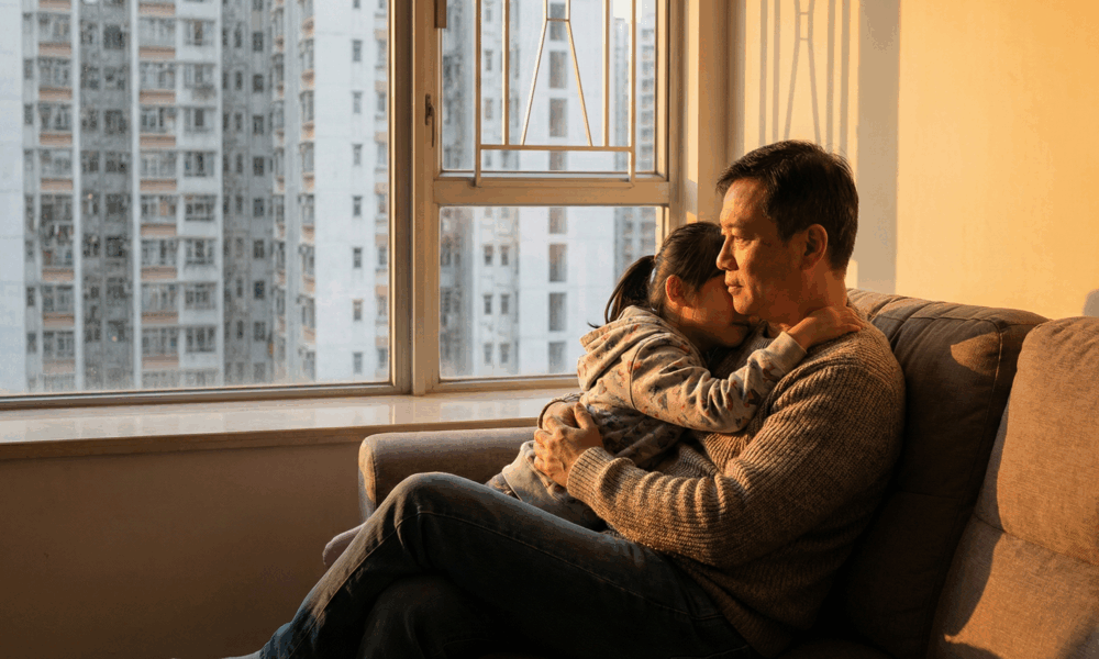 若孩子被欺凌，家長可以耐心與同理心與孩子溝通。