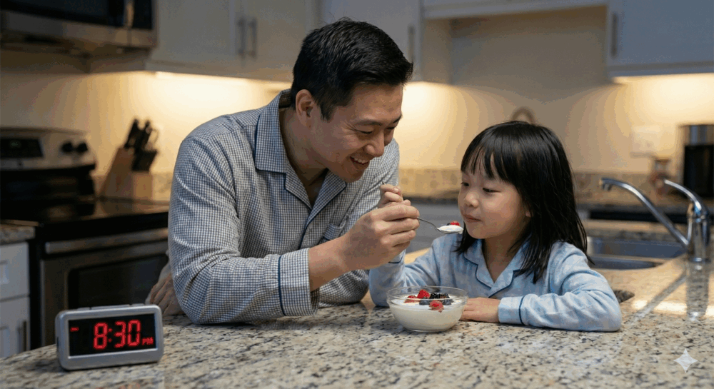 理想的睡前點心，應該結合複合型碳水化合物、蛋白質與少量脂肪