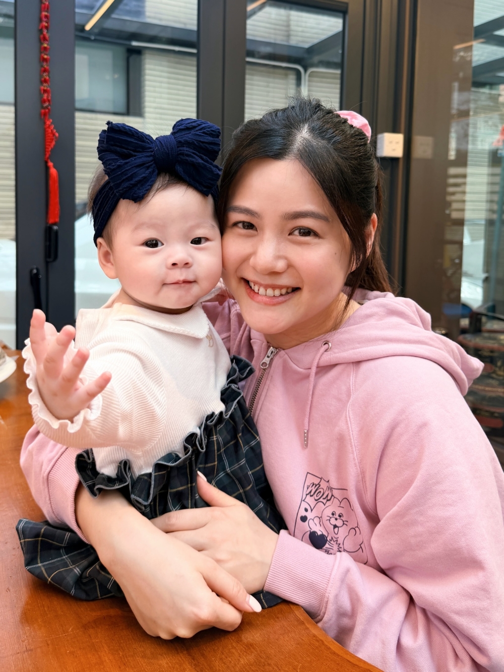 Jessie希望孩子遺傳到自己的外向與健談。