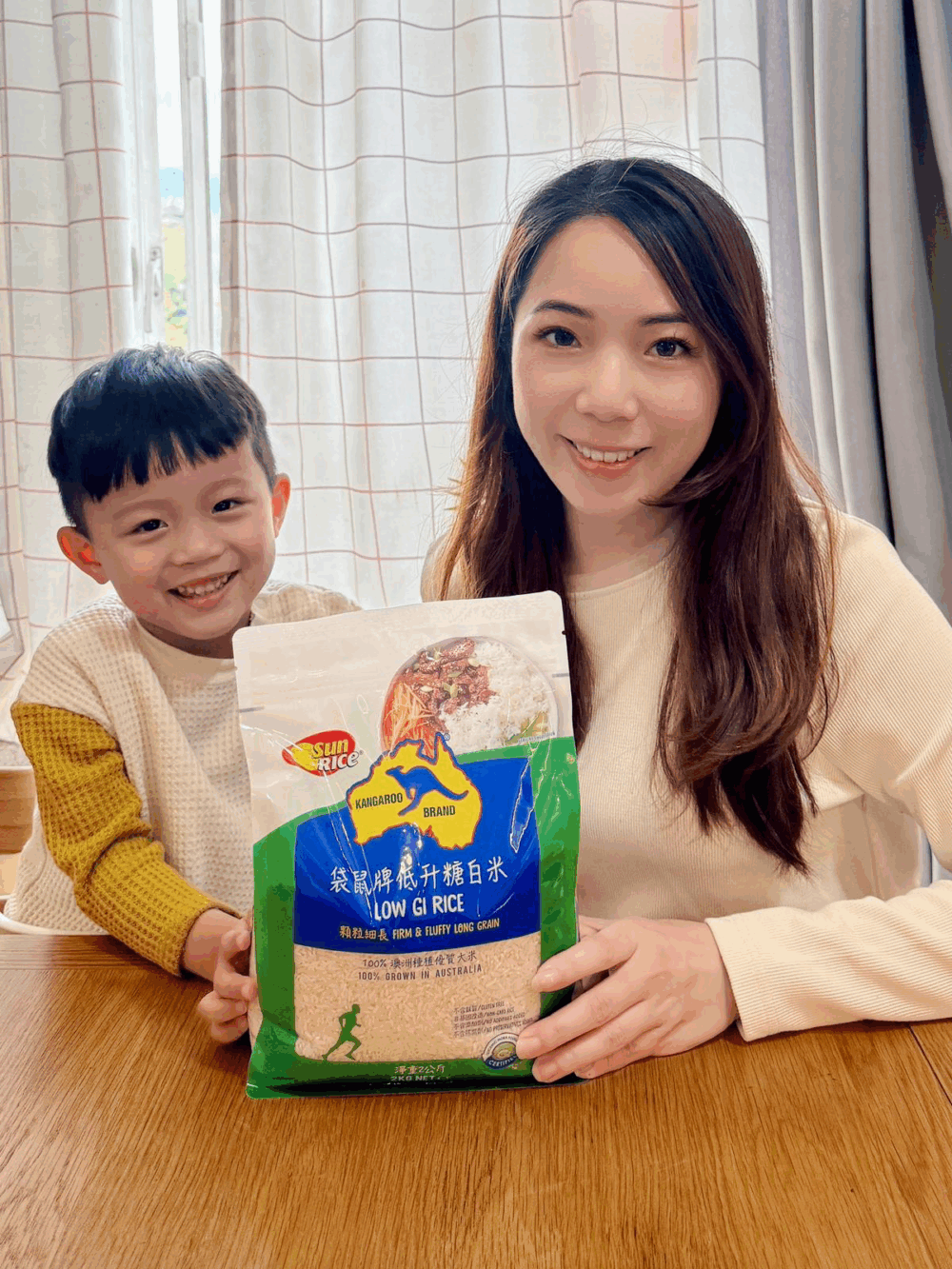 Pakho媽媽表示,自從將主食換成袋鼠牌低升糖白米後,向來是「白飯控」的Pakho飯後不會容易出現疲憊感,做功課的專注力也大幅提升。