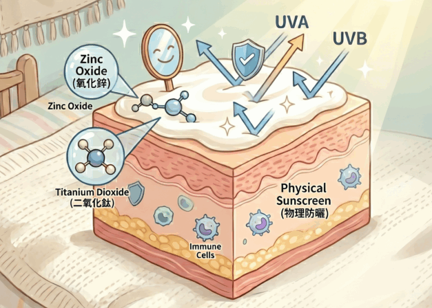 首選純物理性防曬