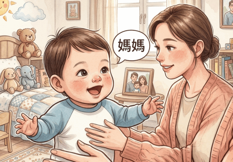 1歲：叫媽媽