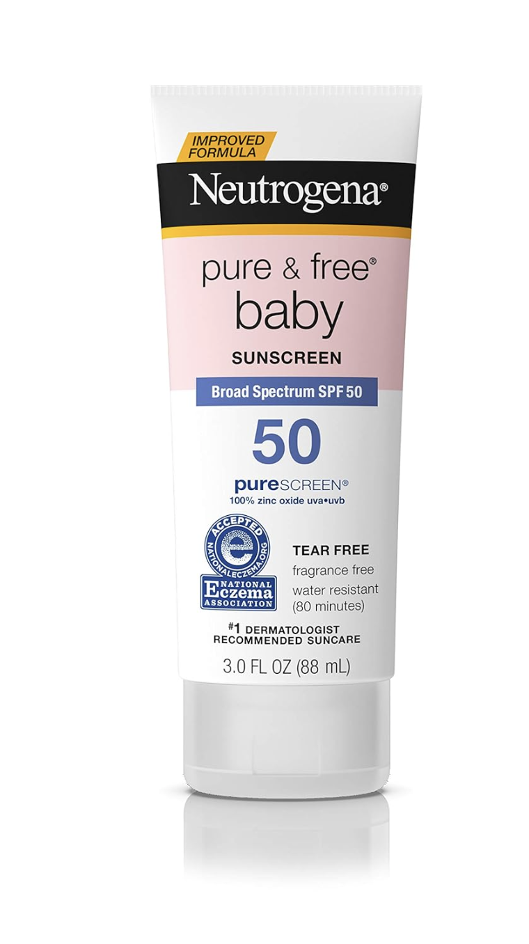 Neutrogena Pure & Free® 嬰兒防曬乳液 SPF 50＋