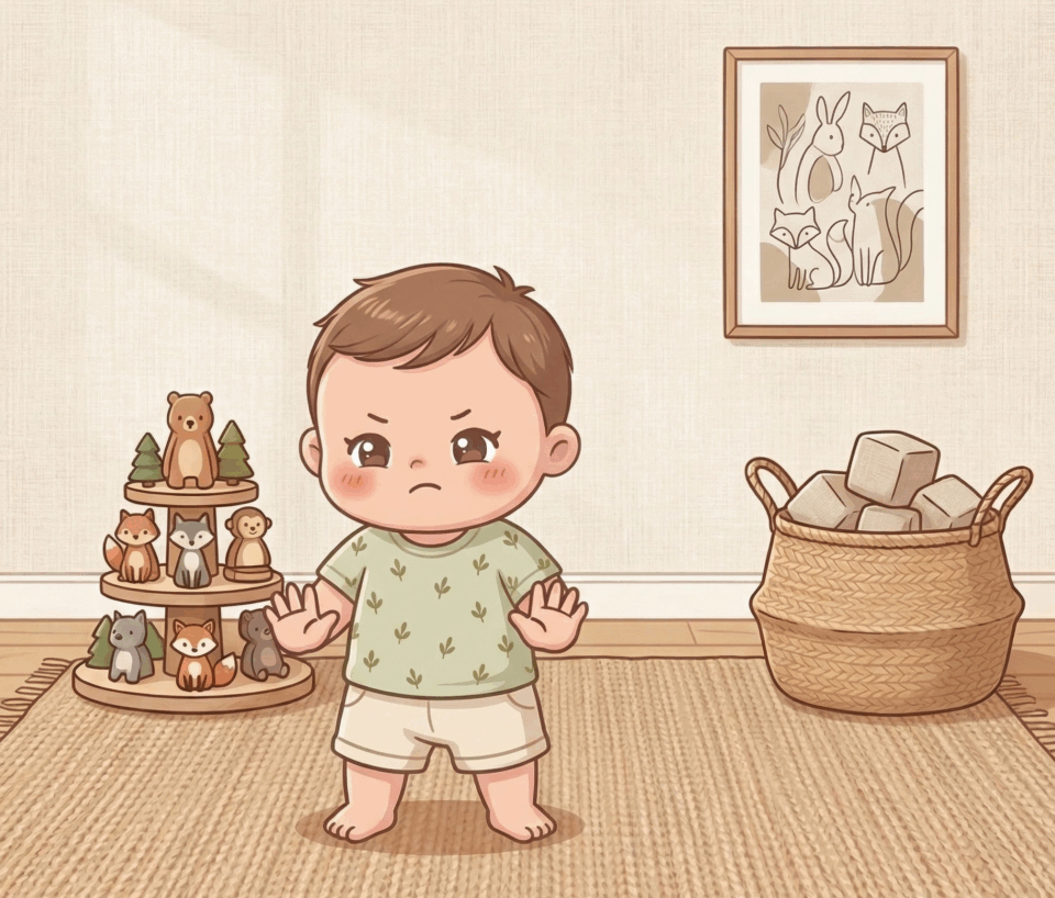 小朋友進入「不要期」，自我意識強烈。