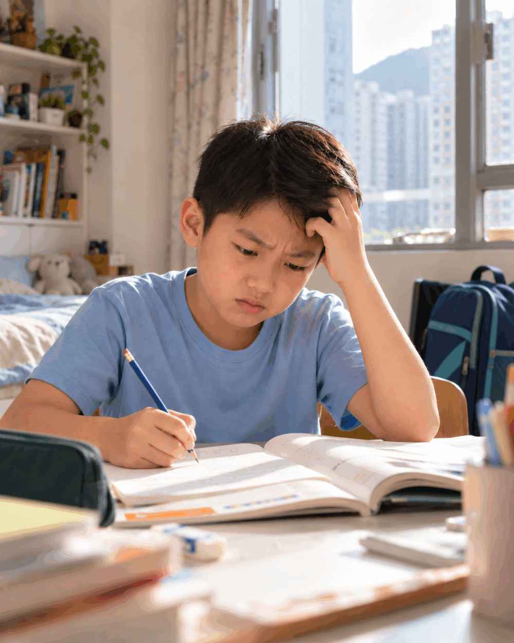 孩子開學面對新環境、課業要求，很多時候都會出現情緒變化、脾氣變差、難以專心或睡不安穩的情況。