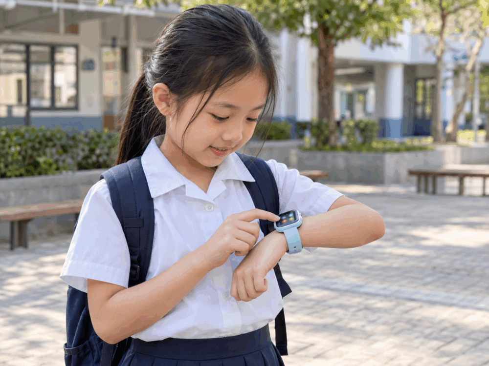 年紀較小、使用手機尚未熟練的孩子,兒童手錶較簡單直接。